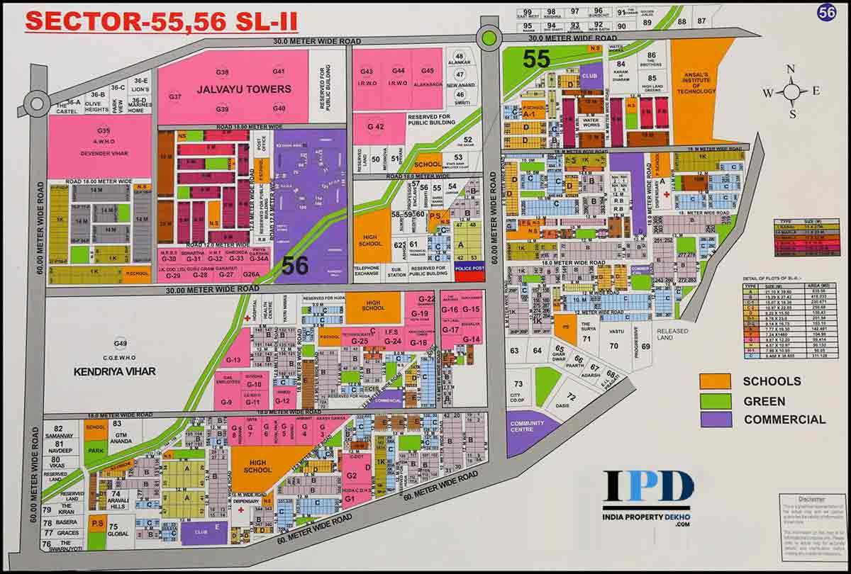 Sector 56 Map IndiaPropertyDekho